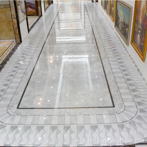 top quality AAA grade luxurious combined flower pattern ceramics floor tile